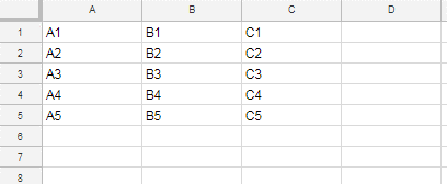 Google Apps Script Gas 二次元配列の宣言や作成