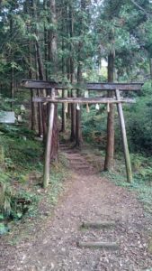 須賀神社 奥宮 鳥居