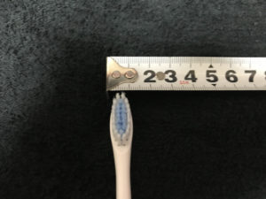 電動歯ブラシ定期便サブスクリプション「ガレイドデンタルメンバー」ブラシの幅